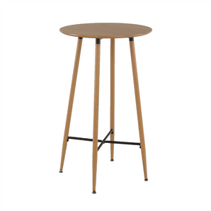 Masă de bar, stejar, diametru 60 cm, IMAM