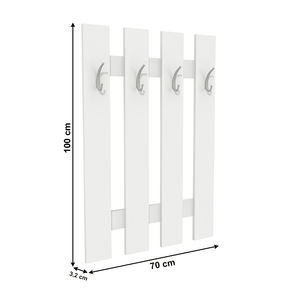 Cuier perete, alb, KORADO NEW KV11