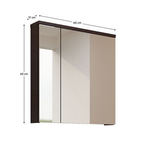 Dulap cu oglindă, wenge, MASON WE 14