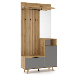 Set pentru hol, stejar evoke/grafit, NODRI