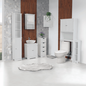 Dulăpior deasupra la WC, alb, ATENE TYPUL 5