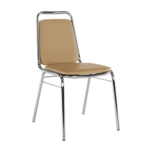 Scaun conferinţă, piele ecologică maro, ZEKI